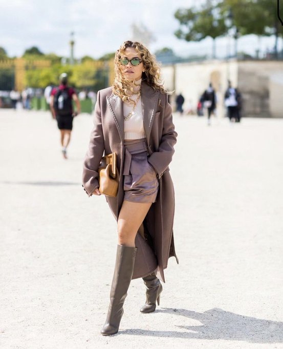 Rita Ora Wears Fendi For Photoshoot in Paris 08/11/2021