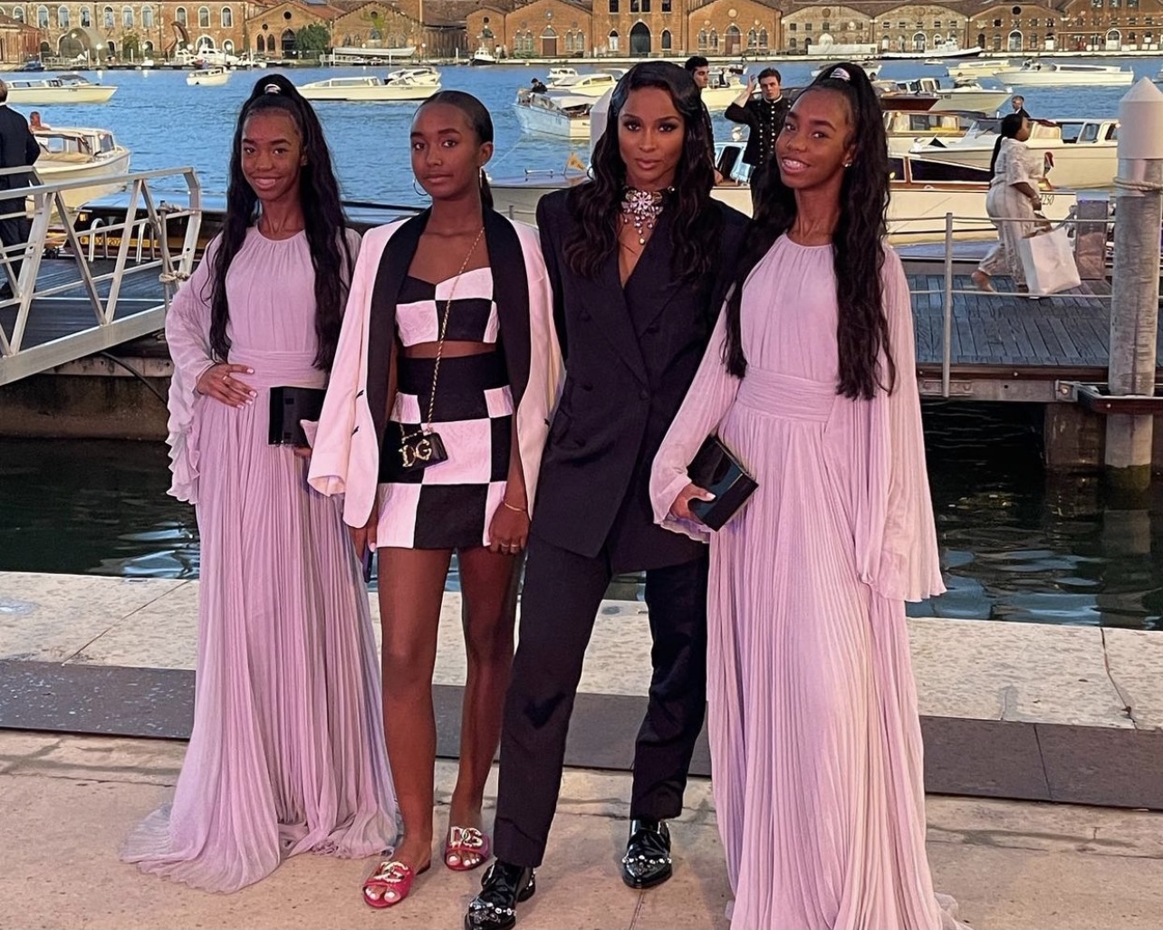 jessie-dlila-combs-and-chance-with-ciara-dolce-and-gabbanas-alta-sartoria-after-party-in-venice-italy