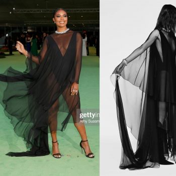 Gabrielle Union Wore Alexandre Vauthier @ 2021 The Academy Museum of Moti