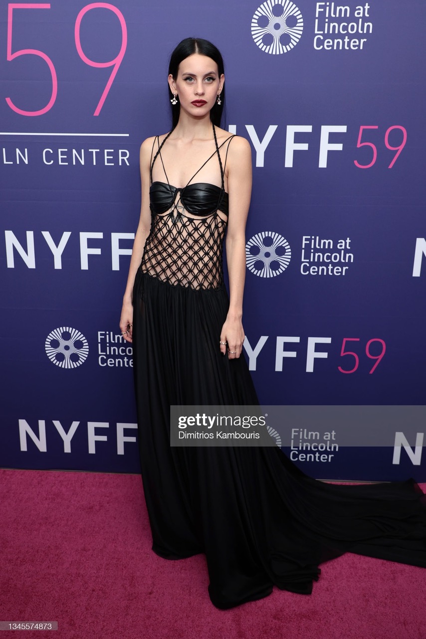 Milena Smit attends the premiere for “Parallel Mothers” during the 59th New York Film Festival at Alice Tully Hall, Lincoln Center