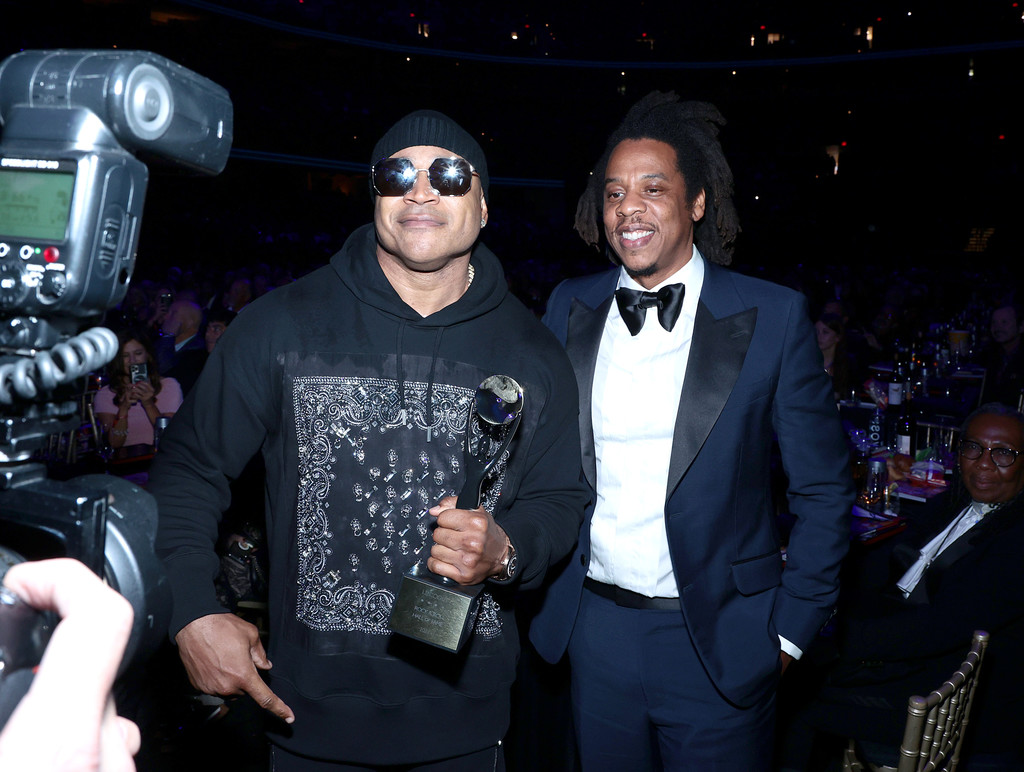 LL Cool J and Jay Z @  36th Annual Rock & Roll Hall Of Fame Induction Ceremony