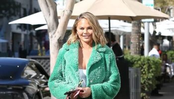 chrissy-teigen-wore-a-fuzzy-green-coat-out-in-los-angeles