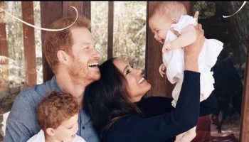 meghan-markle-prince-harry-share-the-first-photo-of-baby-lili-with-archie-in-holiday-card