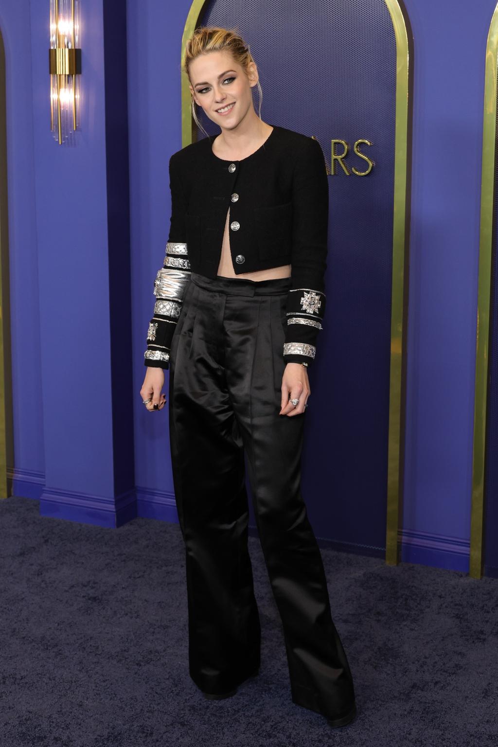 Kristen Stewart wore  Chanel @ 2022 Oscars Nominees Luncheon in Los Angeles