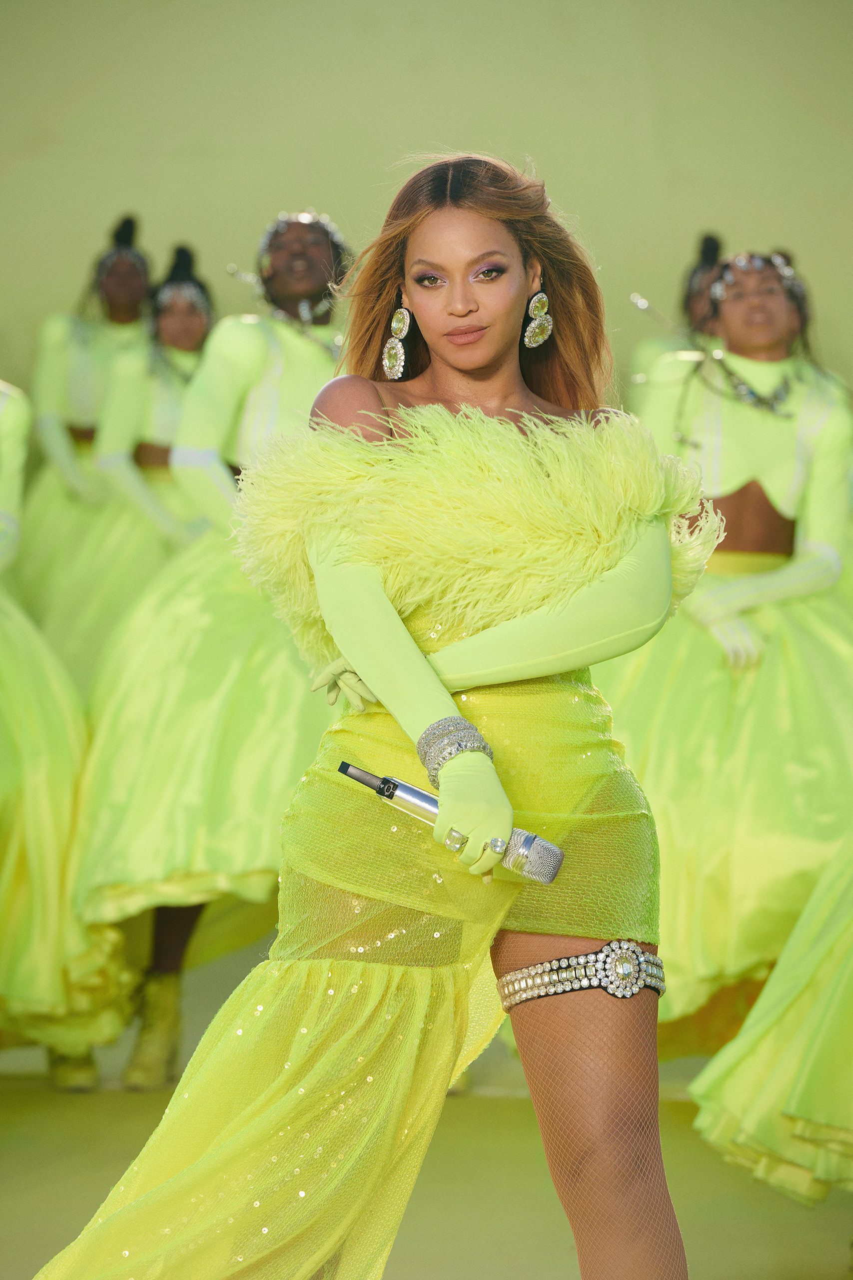 Beyoncé wore David Koma Performing Be Alive @ 2022 Oscars In Compton
