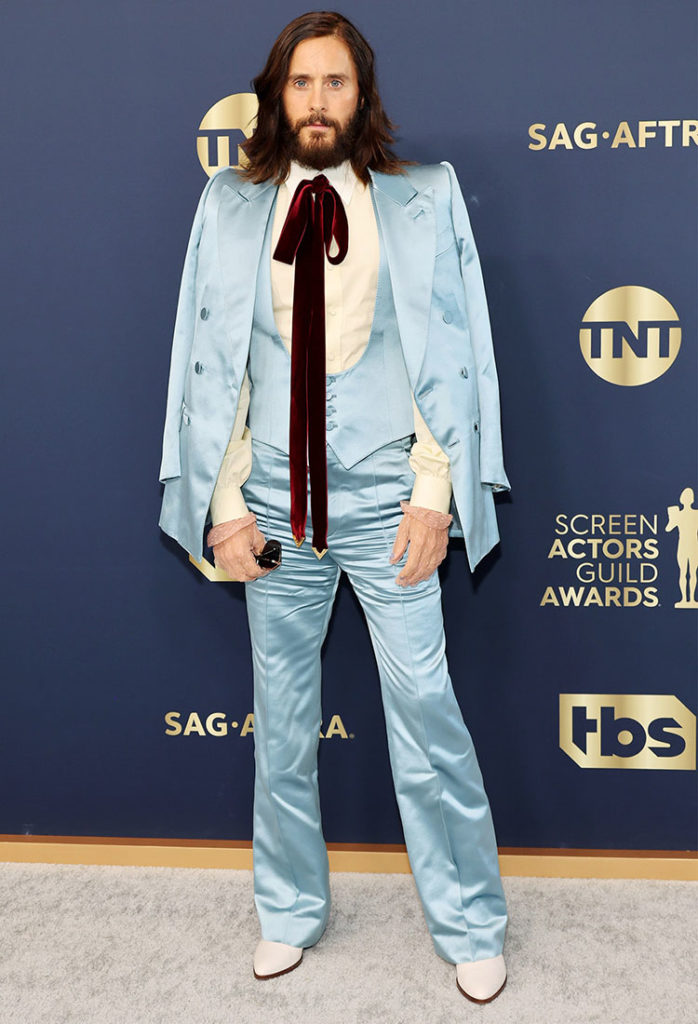 Jared Leto Wore Gucci @ The 2022 SAG Awards