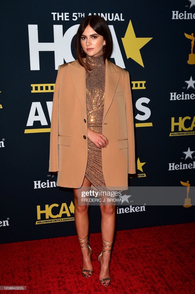 Emilia Jones in Michael Kors Collection @ 2022 Hollywood Critics Association Film Awards