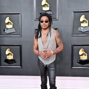 lenny-kravitz-wears-sheer-silver-chainmail-top-grammy-2022
