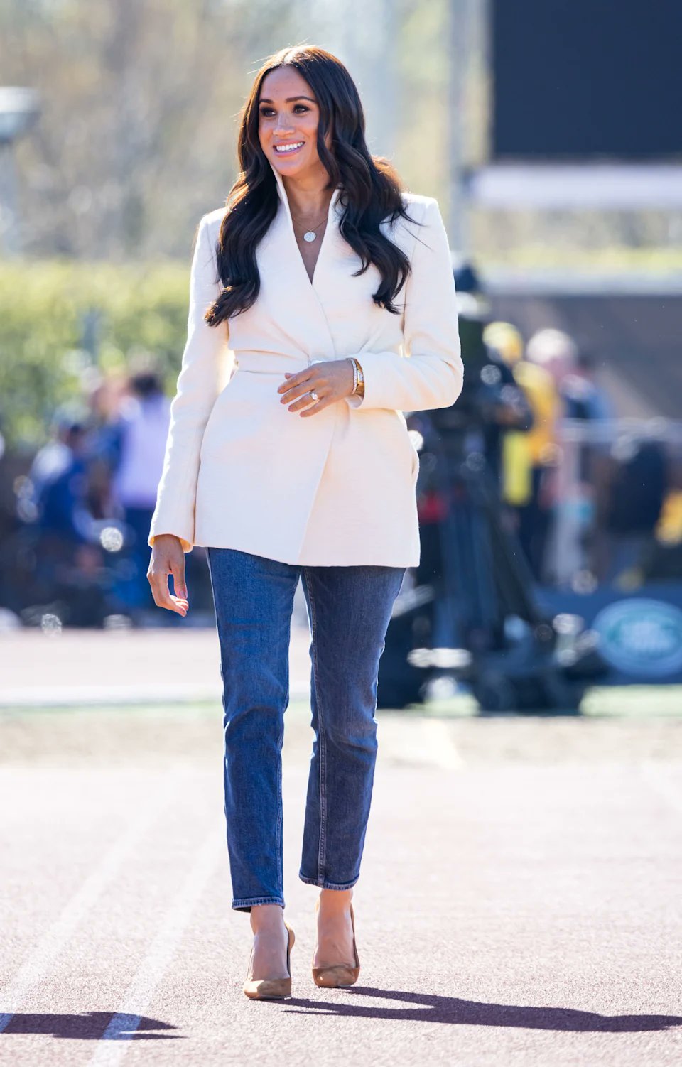 Meghan Markle, Duchess of Sussex wore Brandon Maxwell  @ day 2 of the Invictus Games