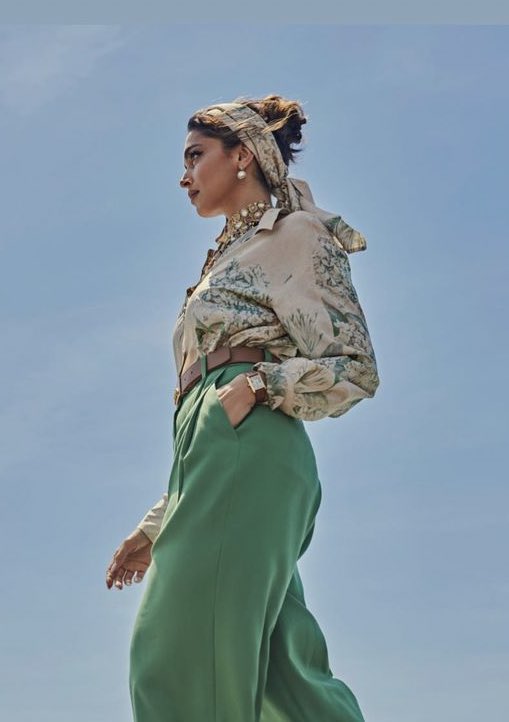 Sabyasachi Outfit: Deepika Padukone shows off Indian heritage in Sabyasachi  outfit, stuns in green-gold for Cannes jury photocall - The Economic Times