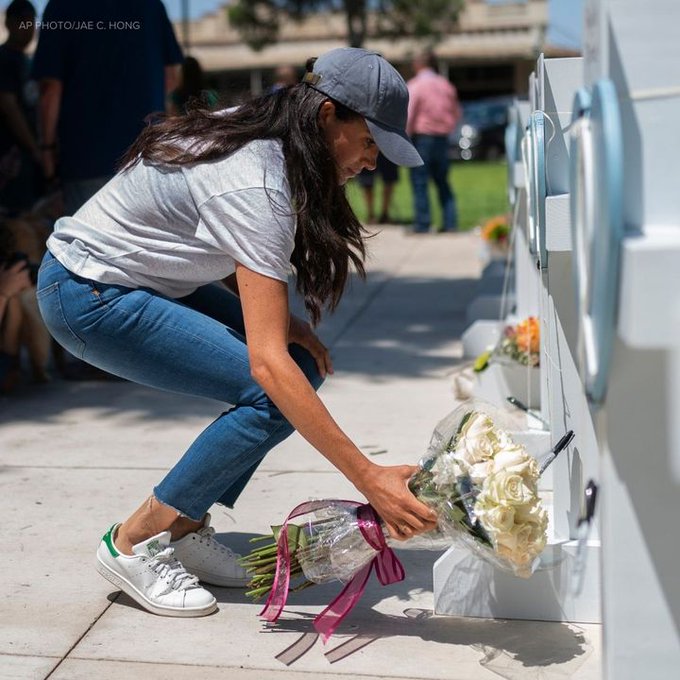 Meghan Markle traveled to Uvalde to pay tribute to the 21 Victims