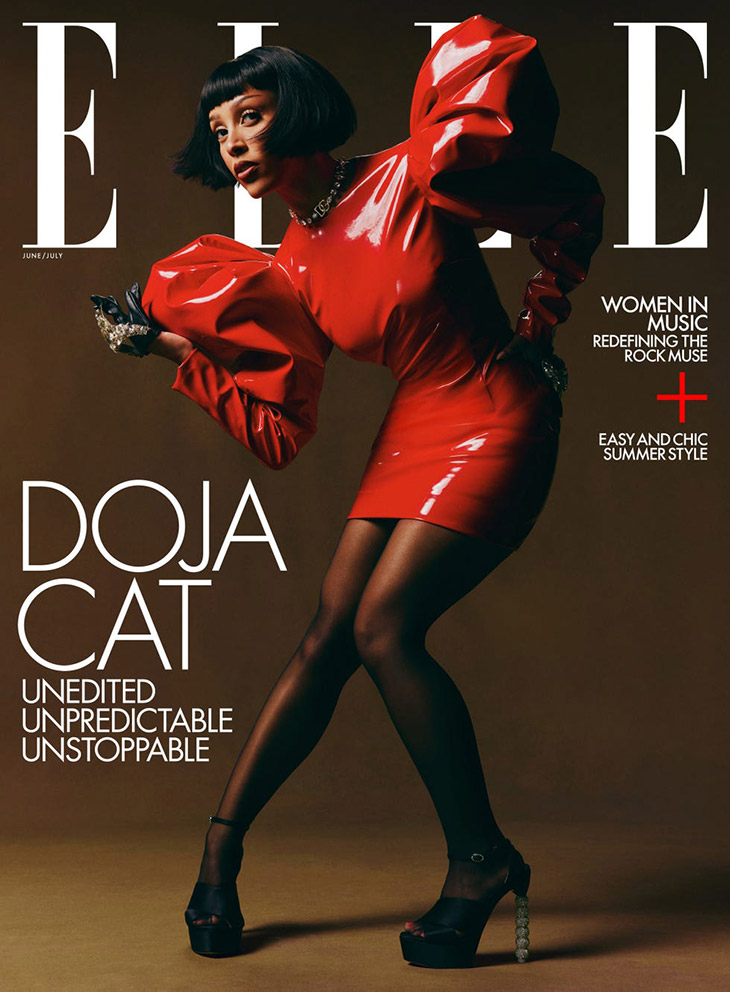 Doja Cat Covers  ELLE Magazine June July 2022 Issue