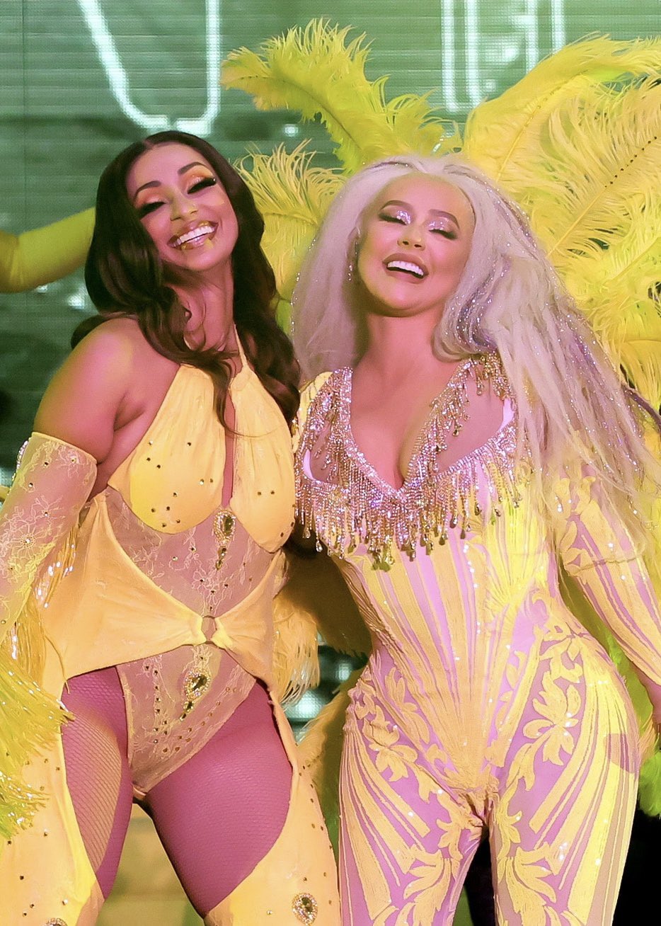 Christina Aguilera & Mya Reunite  With “Lady Marmalade” Performance @ LA Pride