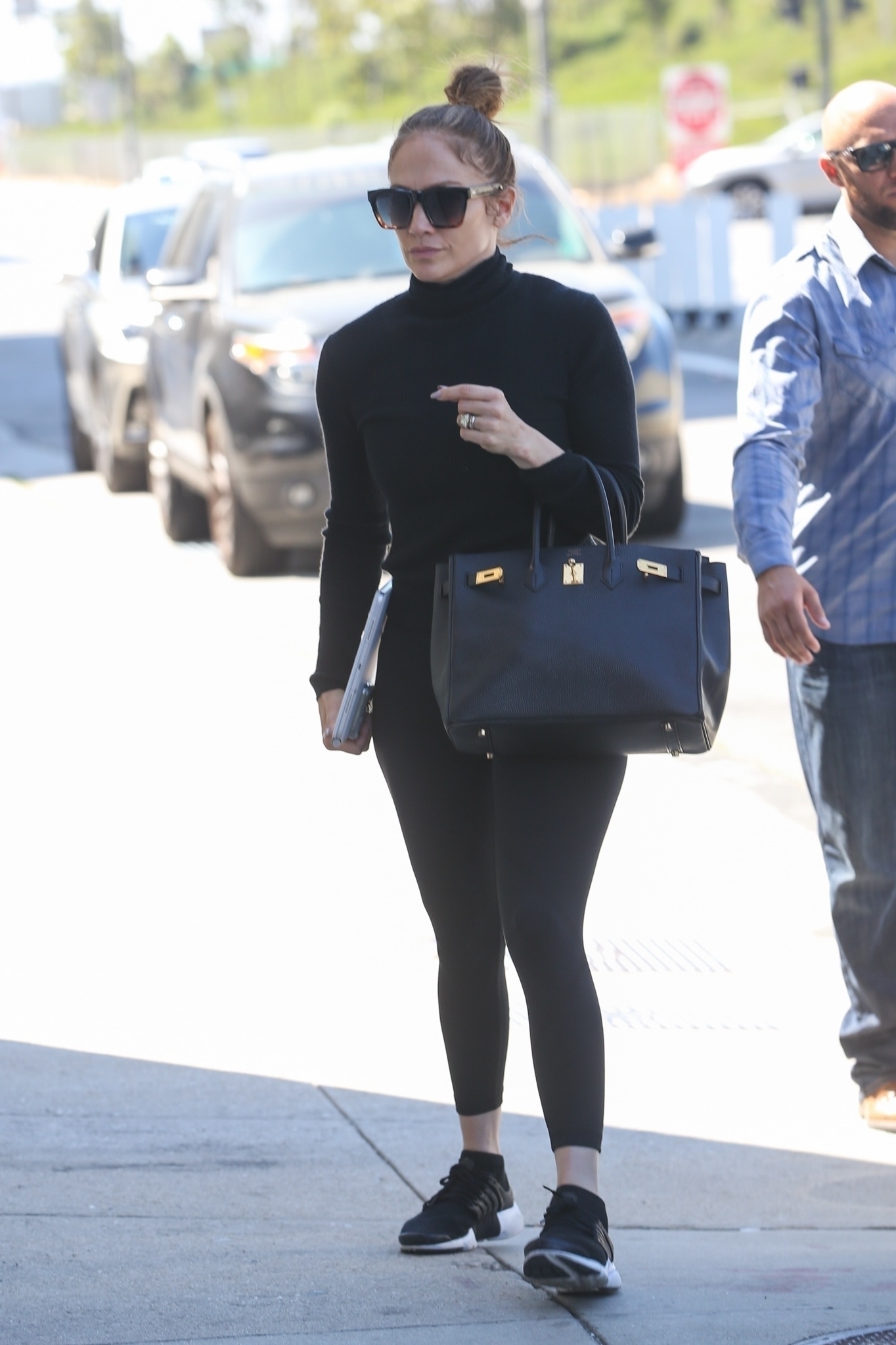Jennifer Lopez wore   Style Reform Leggings @ Dance Studio in Los Angeles