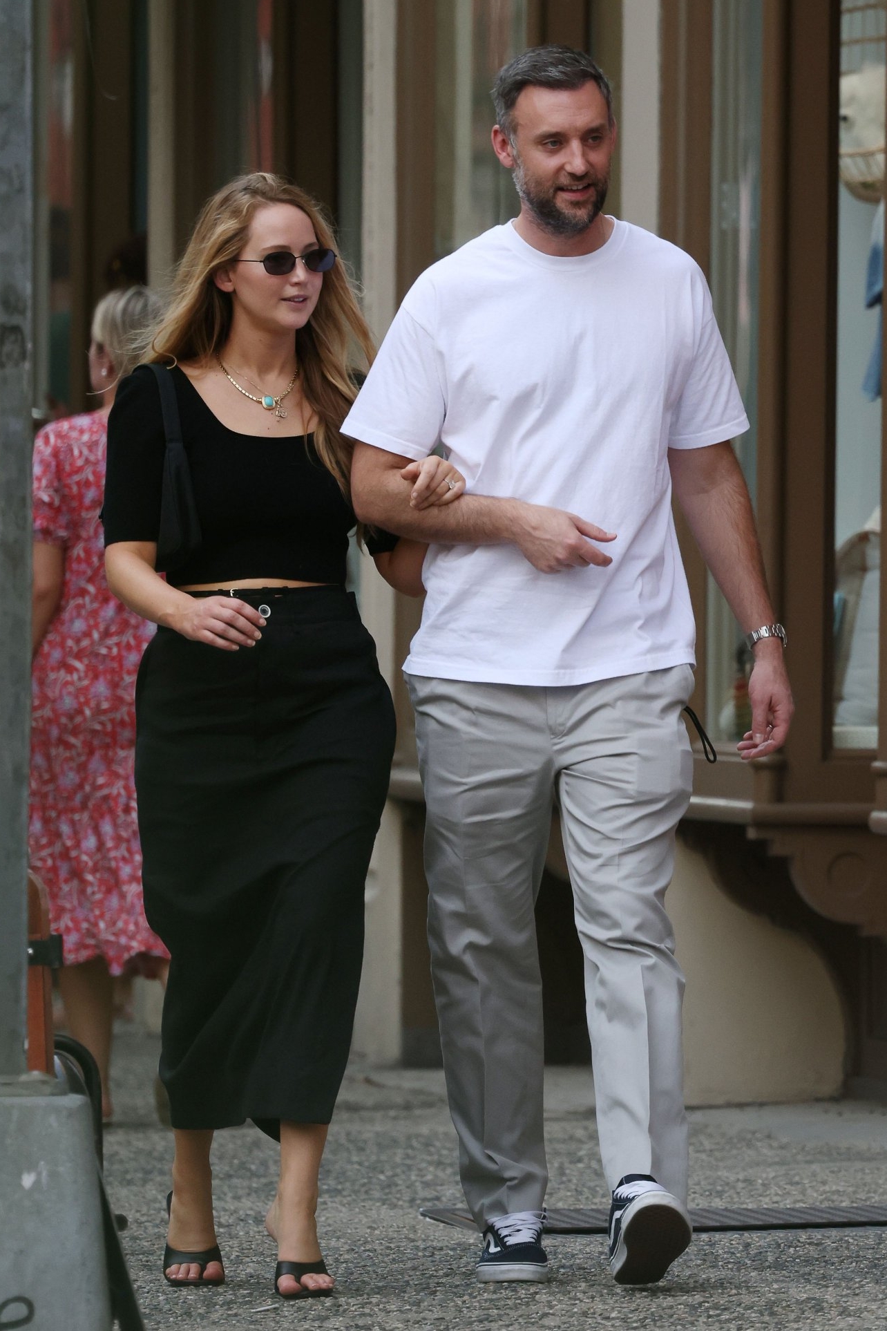 Jennifer Lawrence  wore Jacquemus   Out In New York July 26, 2022