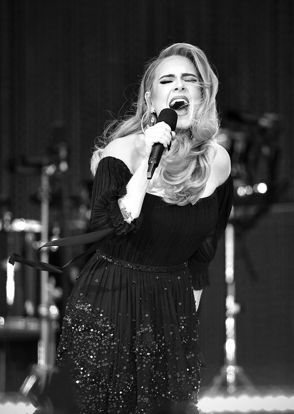 Adele Wore  Louis Vuitton Performing @ BST Hyde Park