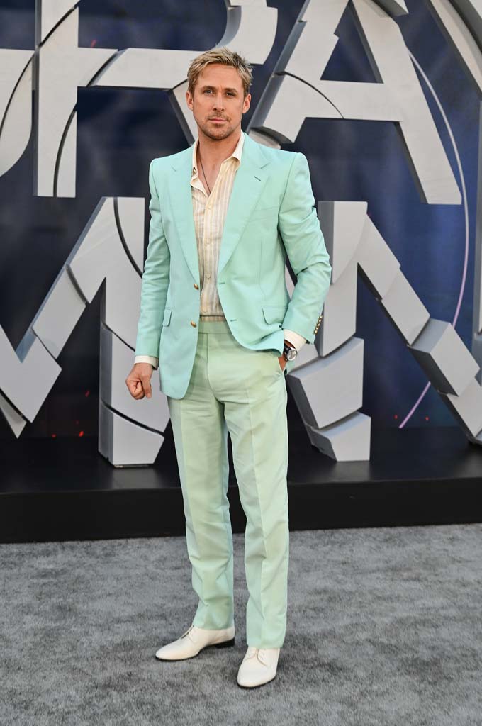 Ryan Gosling  wore Gucci  Suit @  ‘The Gray Man’ LA Premiere