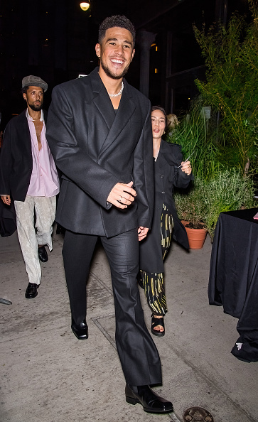 Devin Booker wore  PRADA  out in New York City on September  2022