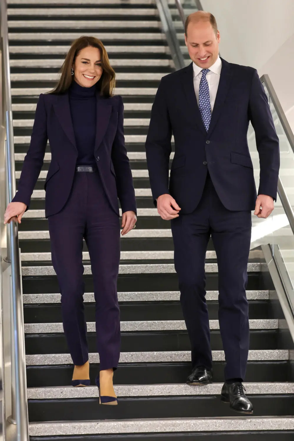 Kate Middleton  wears  Alexander McQueen Blazer  @ Boston Logan International Airport