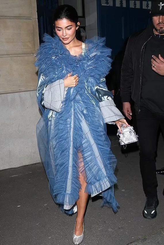 Kylie Jenner Attends  Maison Margiela Paris Fashion Week Show  2023
