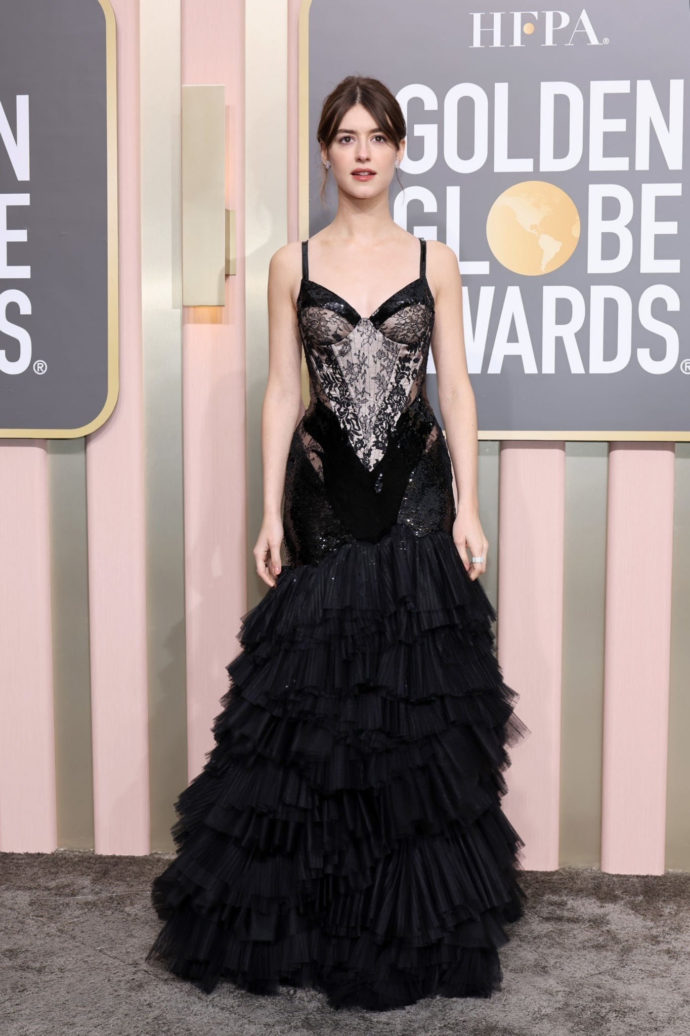 Daisy Edgar-Jones wore Gucci  @ Golden Globes 2023