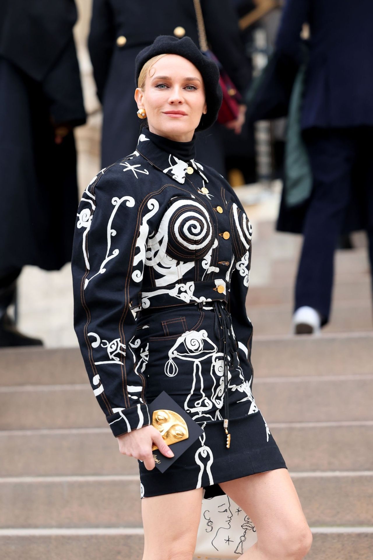 Diane Kruger Carrying Louis Vuitton
