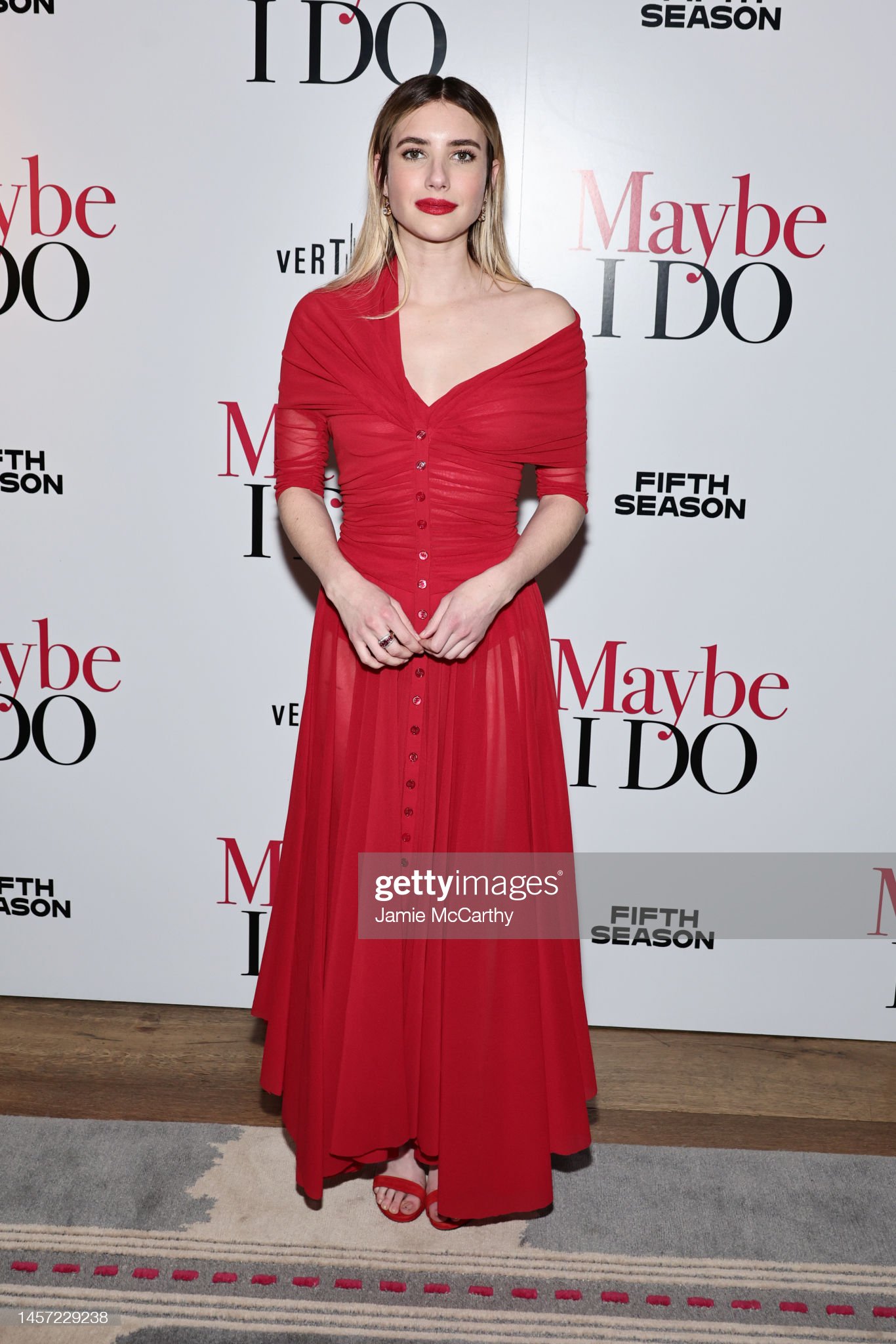 Fred Leighton Jewels Shine at the NY Premiere of “Maybe I Do” on Emma Roberts