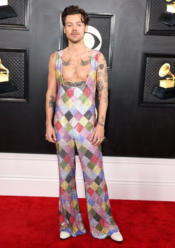 Harry Styles wore custom EGONLAB @ Grammys 2023