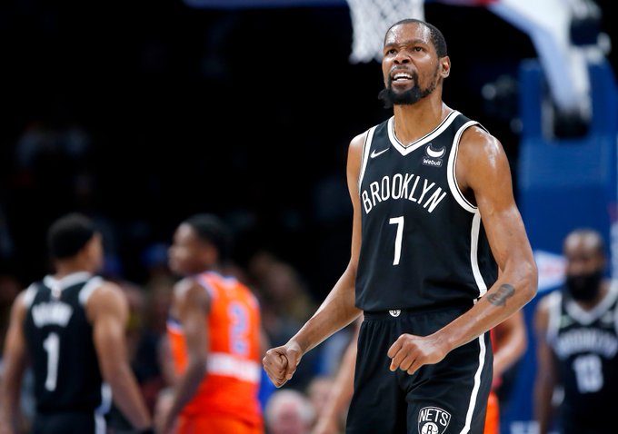 The Athletic on X: BREAKING: Kevin Durant has been traded to the Phoenix  Suns, sources tell @ShamsCharania. The Nets will receive Mikal Bridges, Cam  Johnson, Jae Crowder, four first-round picks and additional