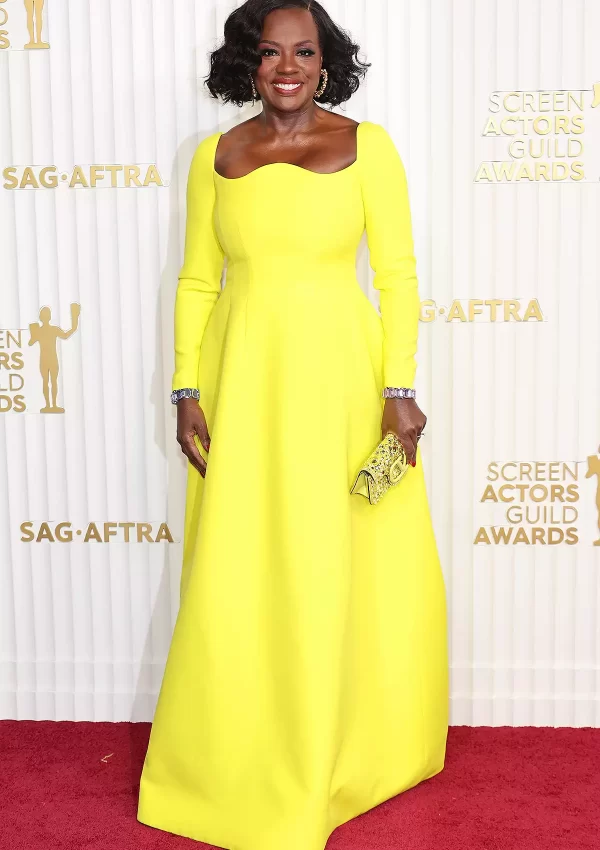 Viola Davis wore custom dress Valentino @ SAG Awards 2023