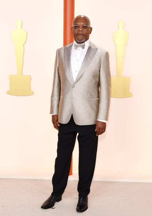 Samuel L. Jackson  wore Giorgio Armani @ Oscars 2023