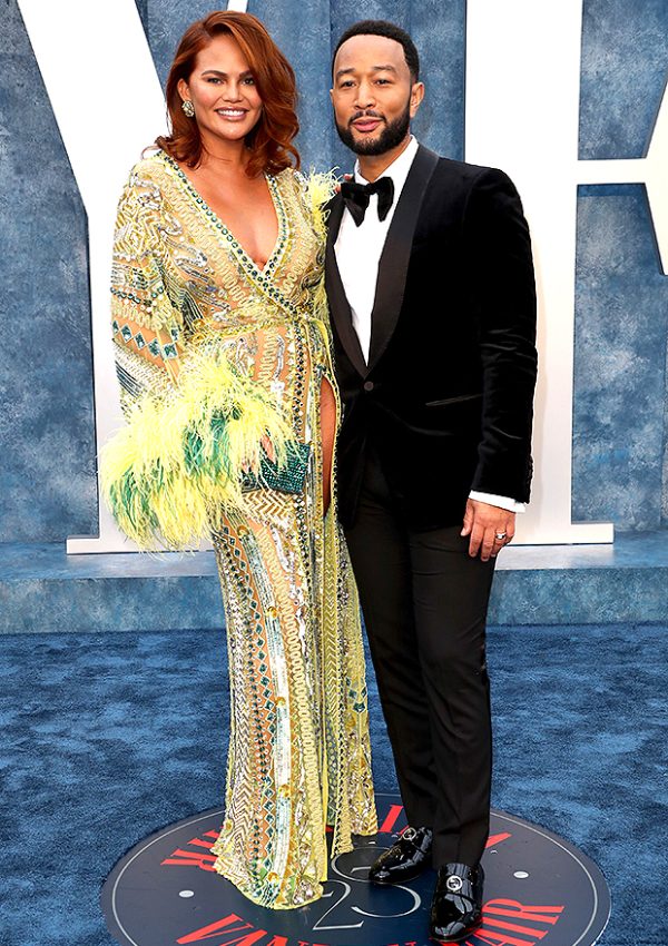 John Legend wore Gucci suit @ Vanity Fair Oscar Party 2023