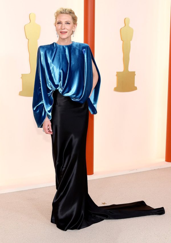 Cate Blanchett wore custom Louis Vuitton  @ 2023 Oscars