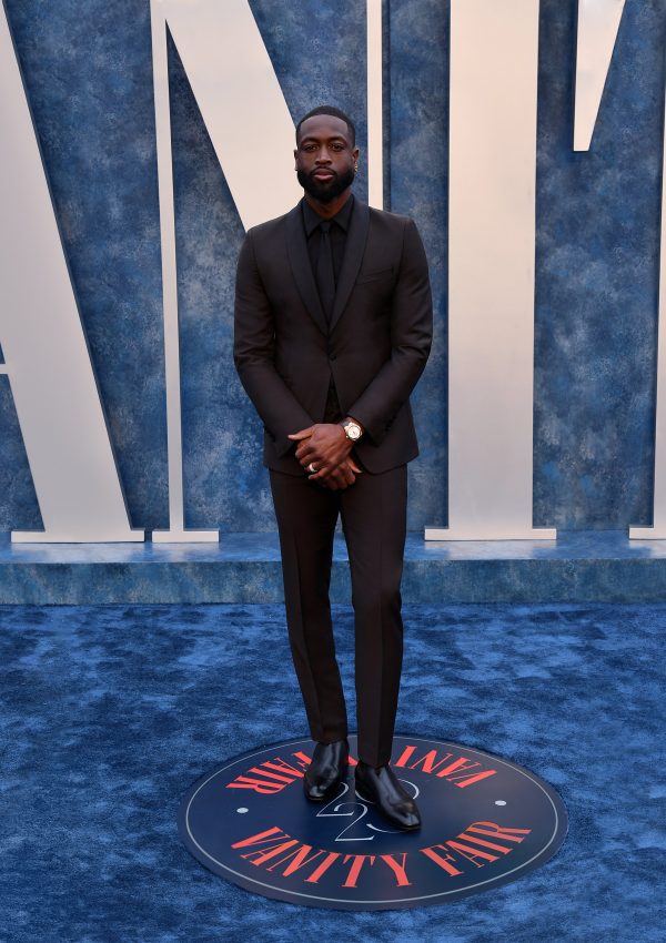 Dwayne Wade  wore Prada suit @  Vanity Fair Oscar Party 2023