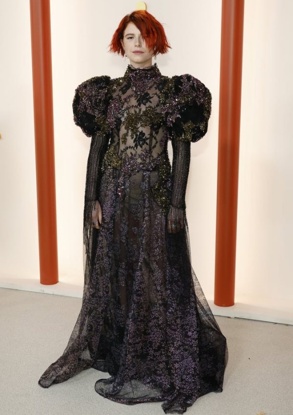 Jessie Buckley wore a Back  Rodarte dress  @ Oscars 2023