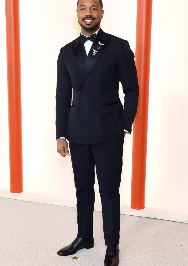 Michael B. Jordan  wore  Louis Vuitton @ Oscars 2023 Red Carpet