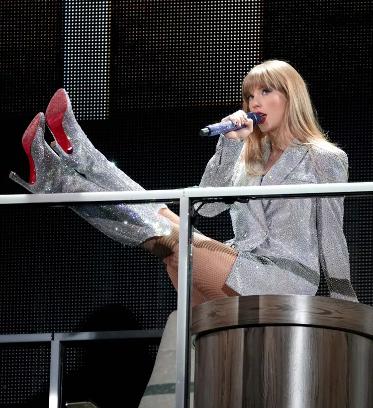 Taylor Swift's Louboutin Boots in October