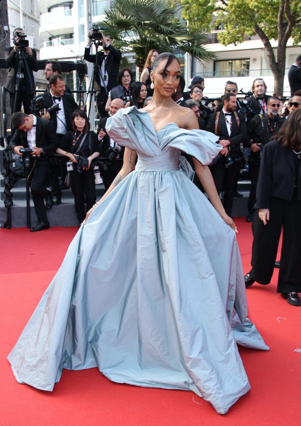 Jourdan Dunn wore Elie Saab couture @ the “La Passion De Dodin Bouffant”  Cannes Premiere