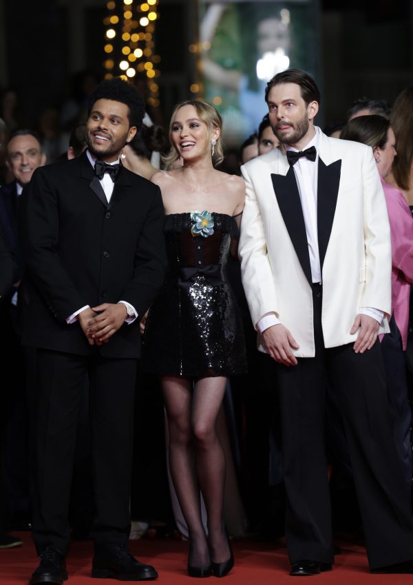 Sam Levinson, Lily-Rose Depp, and Abel Tesfaye @ “The Idol” Cannes Premiere