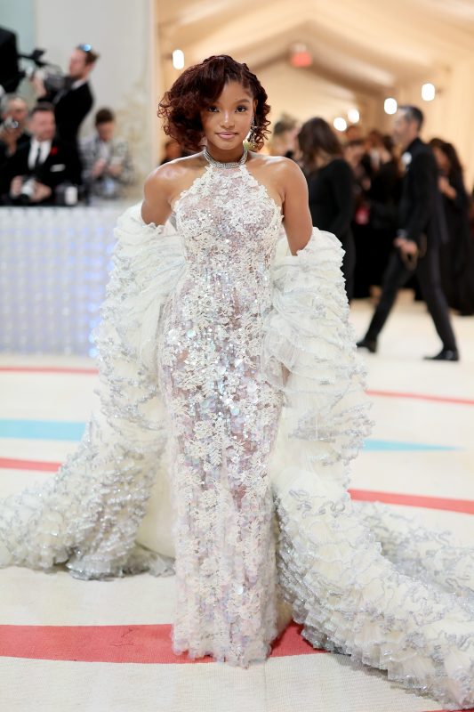 Halle Bailey  wore Gucci gown @ 2023 Met Gala 