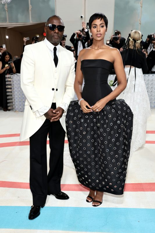 Idris Elba & Sabrina Dhowre Elba Stuns In Gucci @ 2023 Met Gala