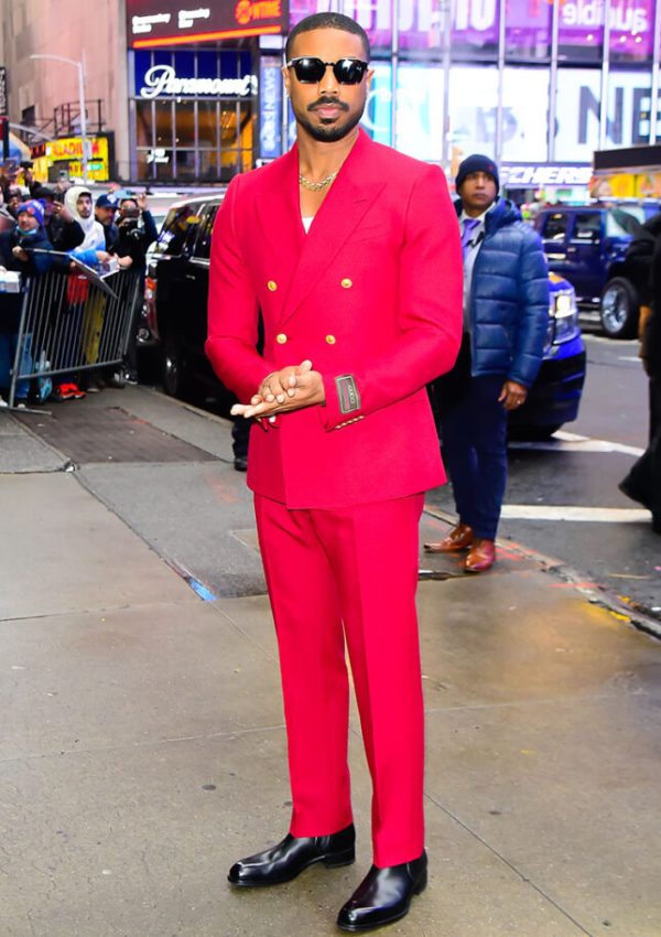 Michael B. Jordan Wore Gucci Suit @ The View
