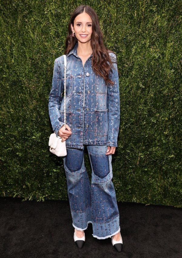 Nina Dobrev wears Chanel  Denim @ Tribeca Festival Women’s Lunch 2023