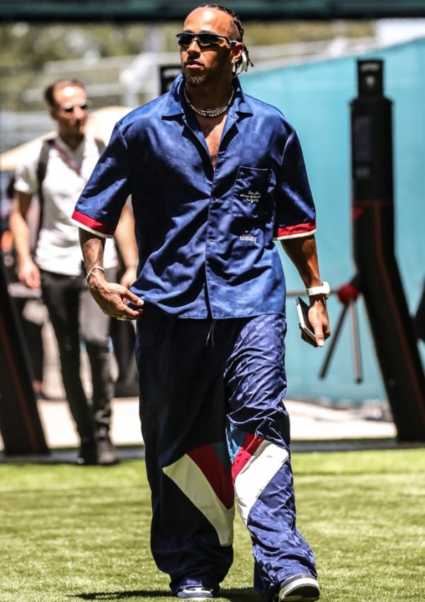 Lewis Hamilton wore Tommy Jeans @ Miami Grand Prix 2023