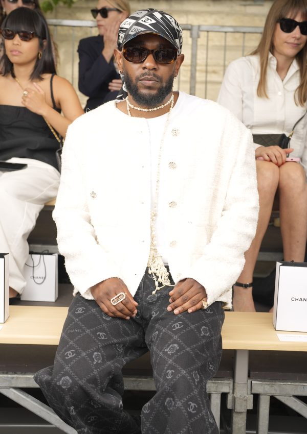Kendrick Lamar Frontrow @ Chanel Couture  Fall/Winter 2023 In Paris