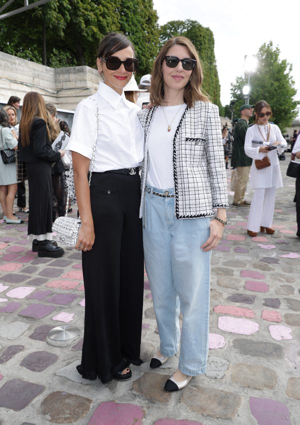 Rashida Jones & Sofia Coppola  Frontrow @ Chanel  Paris  Couture  Fall/Winter 2023