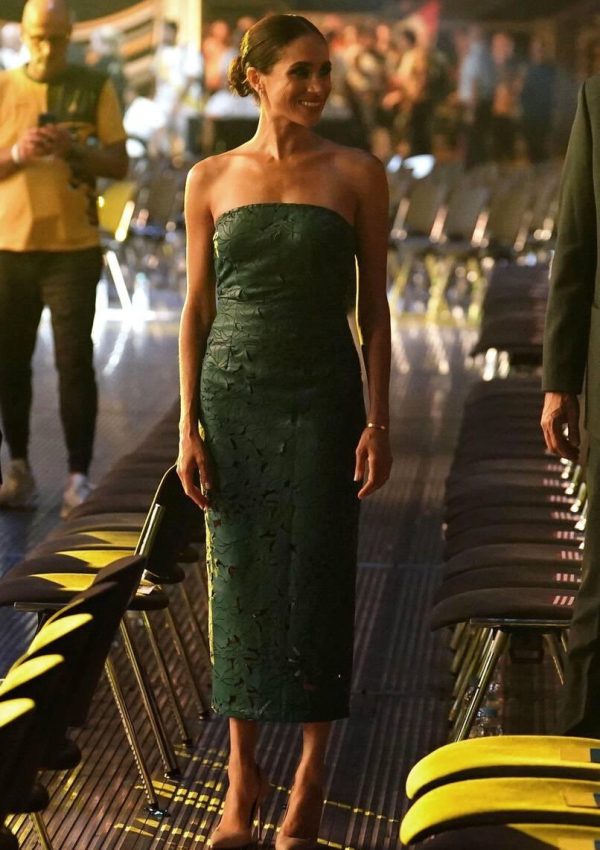 Meghan Markle wore   Cult Gaia  Gown  @ Invictus Games 2023