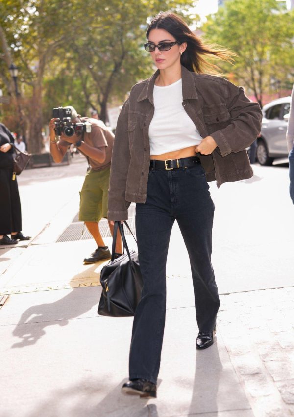 Kendall Jenner wears  The Row  Jacket out in NYC September 16, 2023