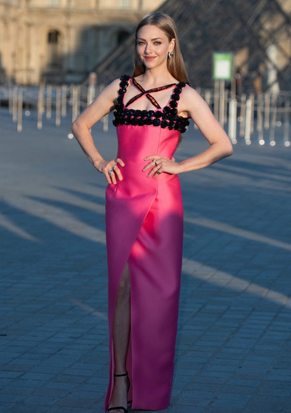Amanda Seyfried ​wears  PRADA @ Lancome X Louvre event 2023