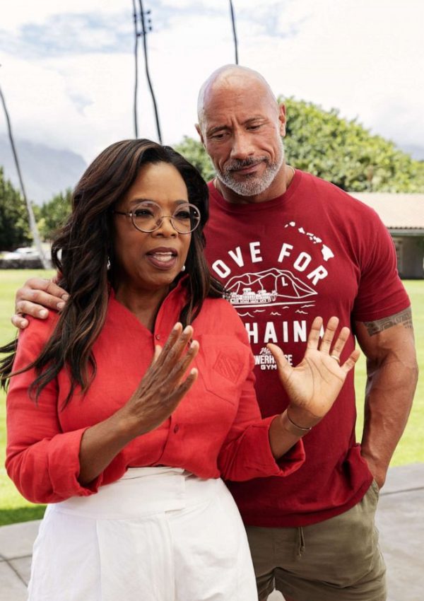 Oprah Winfrey and Dwayne Johnson  create the “People’s Fund of Maui